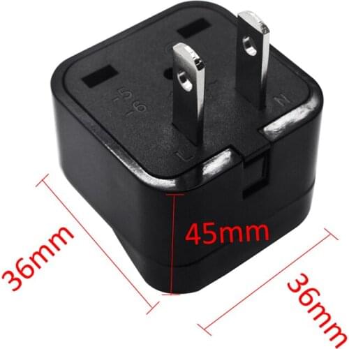 2 Pin AC Power US Plug Travel Adapter To EU RUSSIAN UK AU Outlet Adaptor Converter Electrical Socket Certification by CE 10A
