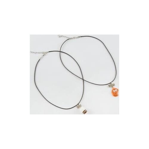 Coffee Cake Figured Friendship Amulets (Double Necklace)