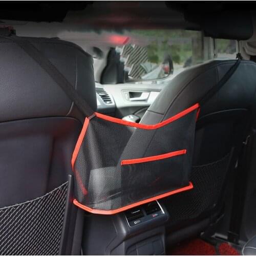 Car Storage Bag, Car Seat Storage Bag, Storage Net Pocket, Folding Bag, Multifunctional Armrest Box Large Capacity