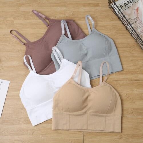 Sexy Beauty Back Tube Tops Ladies Simple Comfortable Bra Tube Tops Wrapped Chest Women Padded Bras Underwear Thin section New
