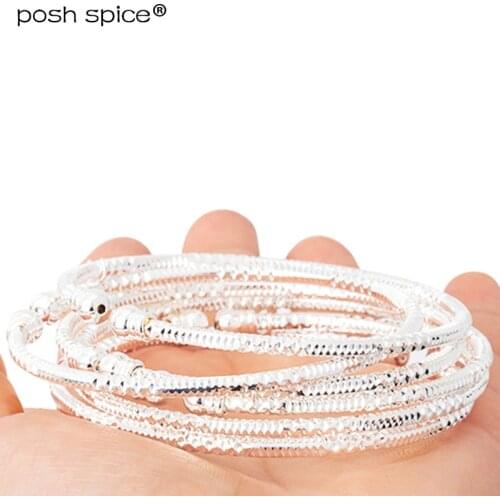 Indian Bangles Dubai Gold bangles for woman Ball Africa Sliver Bangle bracelet White color Middle East Wedding Jewelry Gift