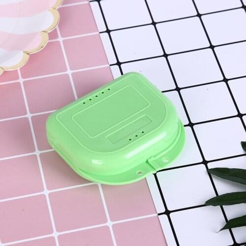False Teeth Appliance Container Storage Boxes Dentures Cleaner Levert Dropship Denture Bath Storage Box Case Dental