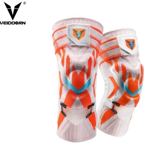 Veidoorn 1 Pcs Professional Knee Support Cycling Socks Breathable With Backetball Climbing Hiking Running Knee Pags