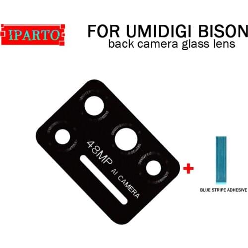 UMIDIGI BISON Back Camera Glass Lens 100% Original New Rear Camera Glass Lens Replacement For UMIDIGI BISON