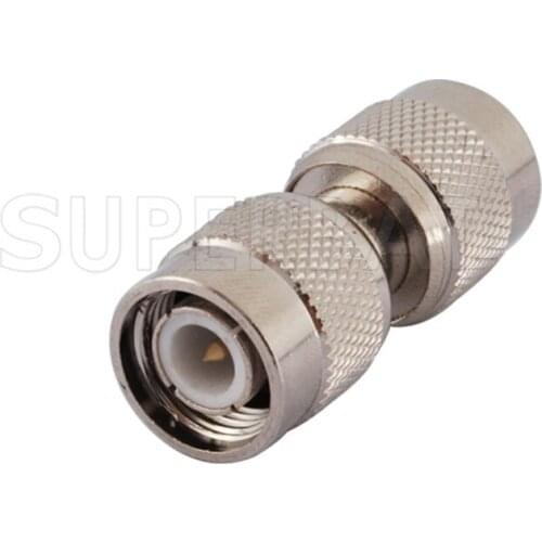 Superbat 5 pcs TNC Adapter TNC Male Plug to Plug Straight RF Coaxial Connector