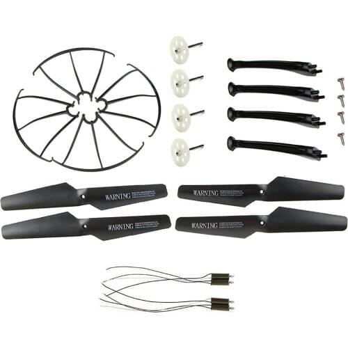 Syma X5SW Full Set Spare Part CW CCW Motor Propeller Props Protective Frame Gear Landing Skid Suit for Syma X5SW X5SC X5SW-1