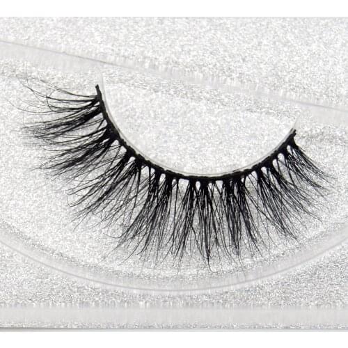 Visofree Mink Lashes Medium Volume Eyelashes Light-weighted Natural Eyelashes Crisscross Curly Eyelashes cilios posticos D124