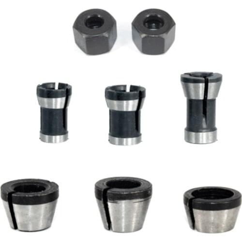 6mm 6.35mm 8mm Milling Cutter Collect Chuck Manual Tool Trimming Machine Practical Accessories