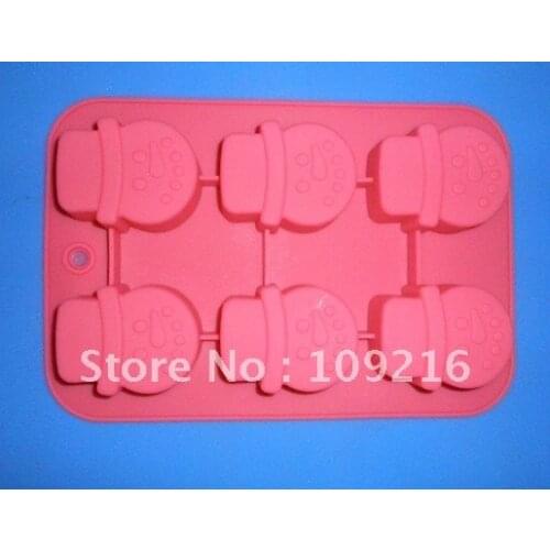 Green Good Quality 100% Food Grade Silicone Cake Mold/Chocolate Mold/Muffin Cupcake Pan Snow Head Mold