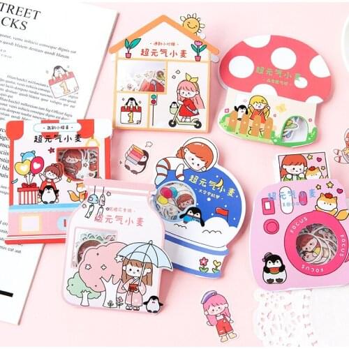 20sets/lot Kawaii Stationery Stickers Cute girl Diary Planner Decorative Mobile Stickers Scrapbooking DIY Craft Stickers