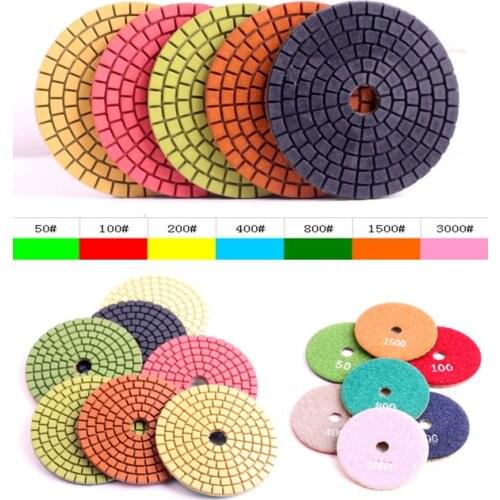200# Premium Wet 3"(80mm) with 2.5mm diamond polishing disc pads for Granite and Marble 3'' polish pad