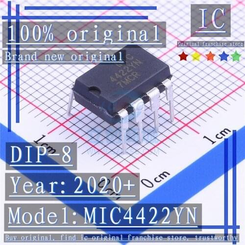 2020+100% Brand new original 5PCS-20PCS MIC4422YN 4422YN DIP-8 Bridge driver