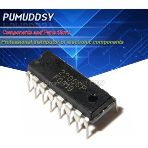 20pc Black XR-2206 XR2206CP XR2206 Monolithic Function Generator IC 16 Pins DIP Mayitr
