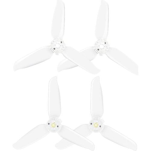 HOT-4Pcs Aircraft Transparent Blade Propellers PC Blade Propeller For DJI FPV Crossing Aircraft Drone Accessories