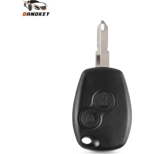 Dandkey Replacement 2 Buttons Remote Key Shell For Renault Duster Logan Fluence Clio Kangoo Sandero Vivaro Key Fob Case Cover