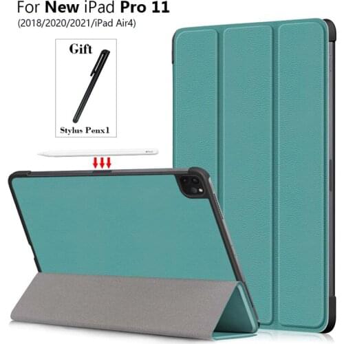 For for iPad Pro 11 20212020 2018 Case PU Leather Magnetic Case Funda Smart Cover Coque Capa for iPad Air 4 10.9 case 2020
