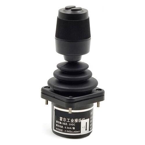 Hall effect 0-2.5-5V output 3 axis 2 buttons joystick for power wheel chair