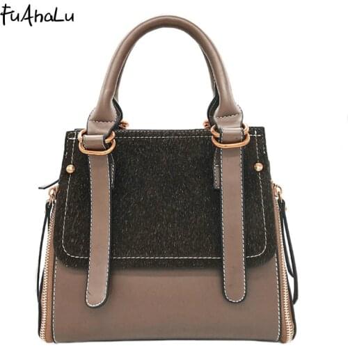 FuAhaLu Women's Black Bags