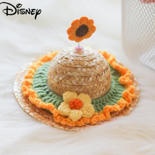 Disney cute cartoon escape princess pet headdress simple fashion comfortable breathable pet decoration in size