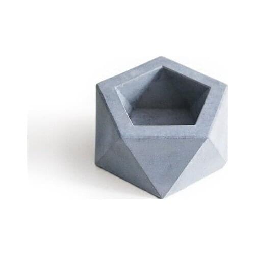 Creative Nordic Simple Cement Concrete Decoration Candle Holder / Multi Flower Basin silicone mold