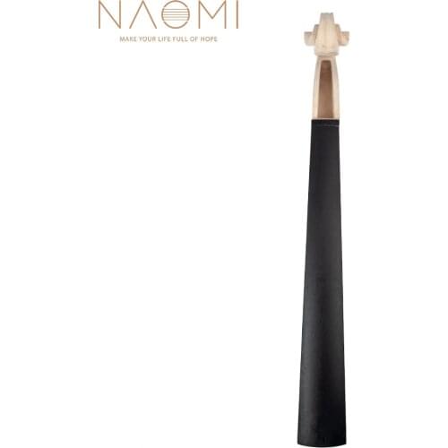 NAOMI 4/4 Violin Neck Ebony Fingerboard DIY Kit W/ Carved Scroll Violin Parts & Accessories New