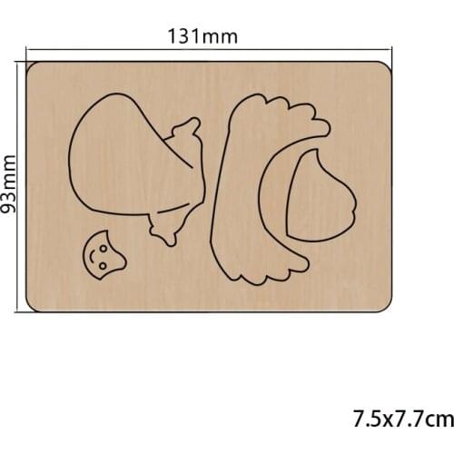 2021 New Angel cutter Cutting Die Mold Diy Scrapbook Decoration Wooden Knife Mould Suitable For Fustelle