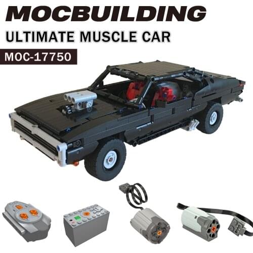 NEW High-tech Power MOCBuilding Block Super Sports Car Ultimate Muscle Car Speed Champion Technology Racing Vehicle Kid Toy Gift