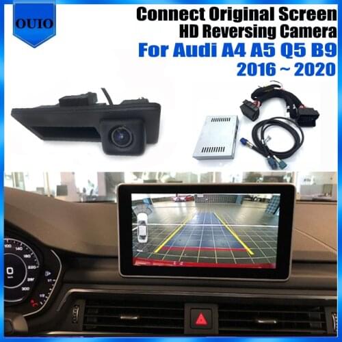 Interface Reversing Camera For Audi A4 A5 Q5 B9 MIB 2016 2017 2018 2019 Adapter Original screen upgrade Front Rear Decoder