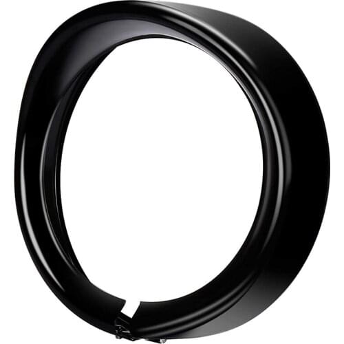 Headlight Trim Ring 7Inch Black Visor Type Motorcycle Trim Ring For Softail Street Glide Road King Electra Glide