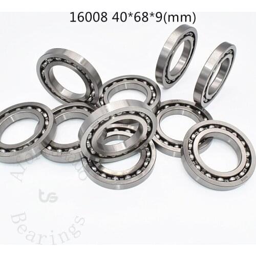 16008 40*68*9mm 1Piece free shipping bearing 16008 chrome steel deep groove bearing
