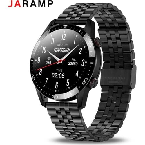 JARAMP Smart Watch Men Bluetooth Call Custom Dial Full Touch Screen Waterproof Smartwatch For Android IOS Sports Fitness Tracker