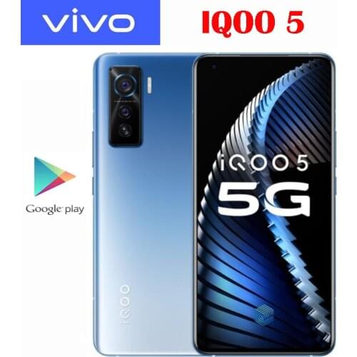 Original Official New VIVO IQOO 5 5G KPL Cell Phone Snapdragon 865 6.56inch 120Hz Screen Refresh Rate 4500Mah 55W Dash Charging