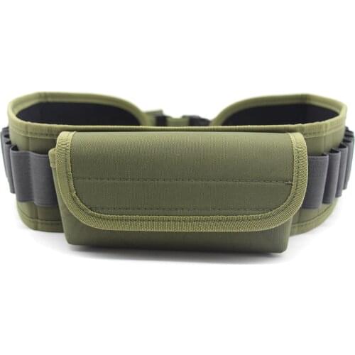 Tactical Shotgun 12 Gauge Ammo Shells Bandolier Cartridge Belt Holder 30 Rounds Ammo Holder for Outdoor Airsoft Military Hunting