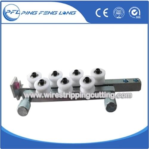 Wire straightener for cable wire stripping and cutting machine