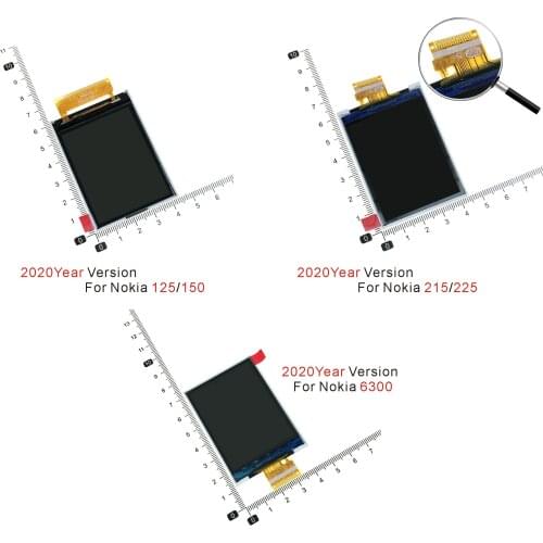 LCD Display Screen New For Nokia 2020Year 125 150 6300 225 215 Assembly LCD Replacement 2020 Year Version