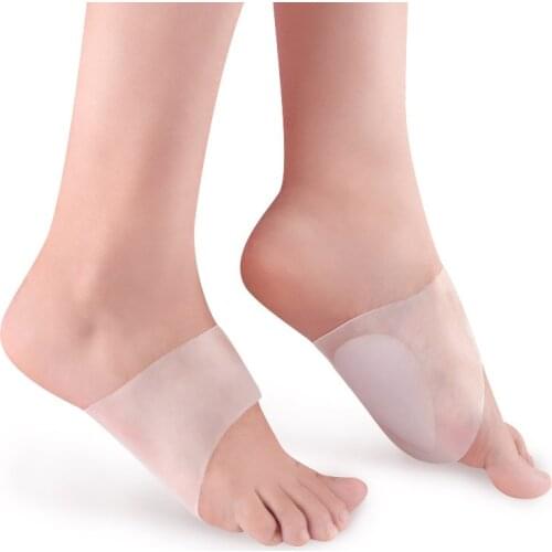 2pieces=1pair New Silicone Foot Pads Hot Selling Bunion Pain Relief Plantar Fasciitis Pedicure Professional Orthopedic Cushion