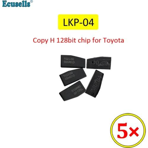 5pcs/lot LKP-04 Ceramic carbon Chip LKP04 Pro copy H 128bit Transponder Chip for Toyota LKP 04 Supported by Tango