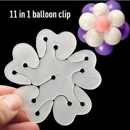 5 In 1 Balloon Modelling Seal Clip Balloon Sticks Plum Flower Tie Latex Balloons Sealing Clips Wedding Party Decoration Supplies