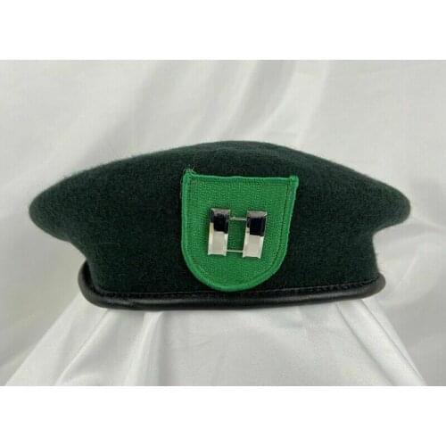US Army 9th Special Forces Group Green Beret OfficerS Captain Rank Military Hat armyshop2008