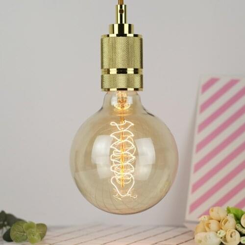 Antique LED bulbs Creative Soft light screw modeling Decorative lamp Spherical warm light Personalized retro lamp E27 40W