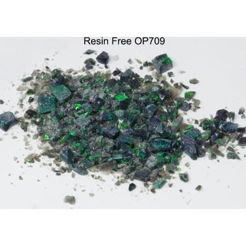 Free Shipping Kyocera Galaxy Opal Created Opal No Resin Black Chips and Crushed Opal for Glass Blowing