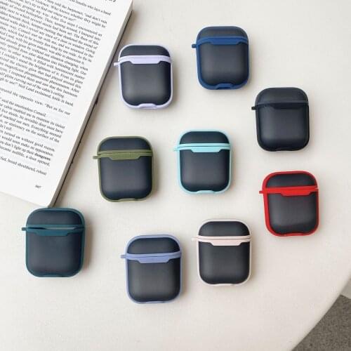 For Apple headset case 12 generation for airpods solid color protective shell Bluetooth headset protective cover