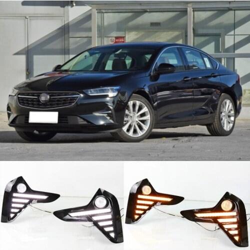 For Buick Regal Opel Insignia 2020 Fog lamp ABS 12V DRL LED Daytime Running Lights
