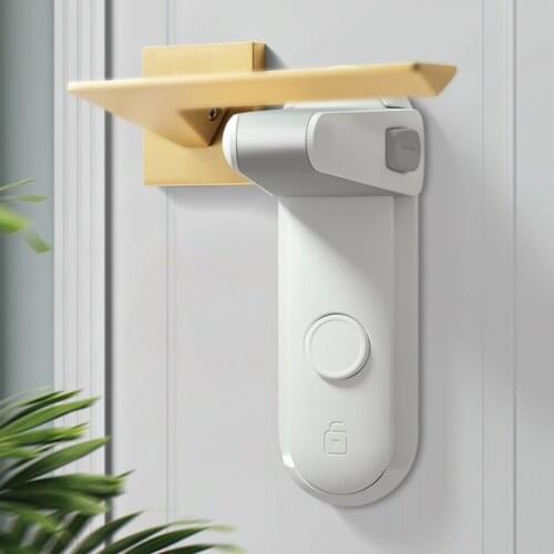 Door Lever Lock, Baby Proofing Door Handle Lock,Childproofing Door Knob Lock Easy to Install and Use 3M VHB Adhesive
