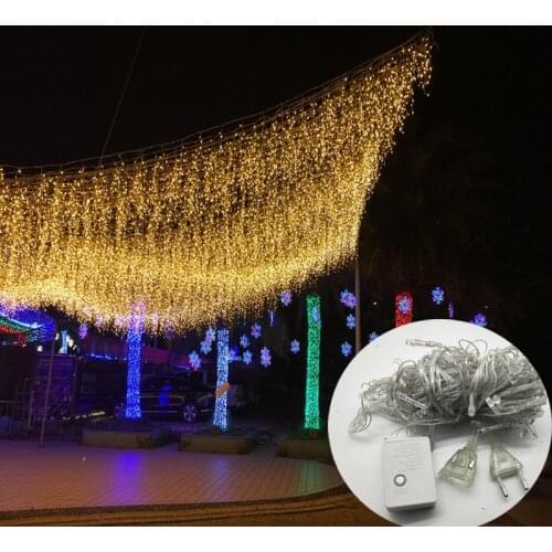 EU/US Plug String Light 400LED 50M Christmas/Wedding/Party Decoration Lights garland AC 110V 220V outdoor Waterproof led