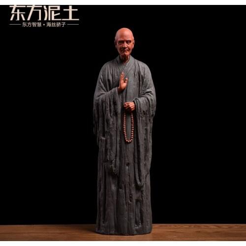 Works ming-gui zhang dehua ceramic masters violet arenaceous soil character sculpture/master hong yi, stands resemble