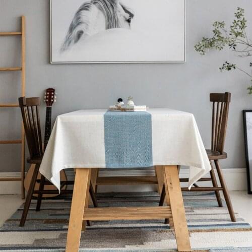 New Square Dining Table Cloth Rectangle Tablecloth For Wedding Party Cotton Linen Towels Kitchen Table Cover Home Decoration