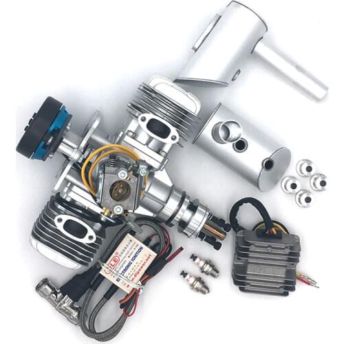 Original DLE60 Gasoline Engine Generator System 80W 60CC Emission Dual Cylinder Two Strokes for Multi-rotor drone