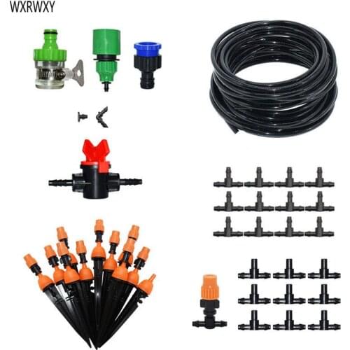 Garden DIY Micro Drip Irrigation System Garden Watering Kits Plant Self Automatic Watering Irrigation Kits sprayer 1set