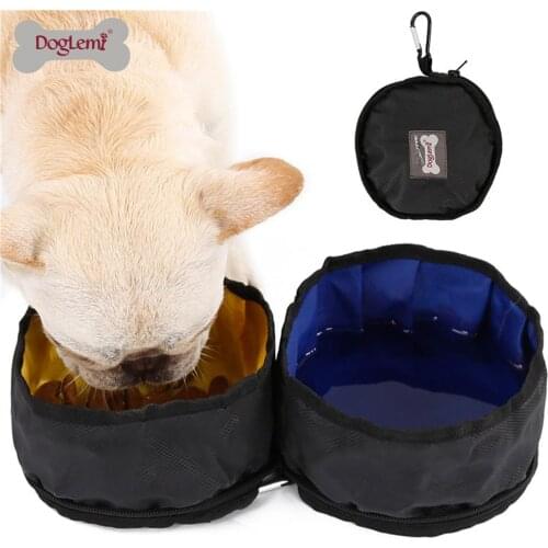 Collapsible Dog Travel Bowl Portable Dog Travel Water and Food Bowls for Medium Foldable Pet Feeding Water Dish Travel Pet Bowl